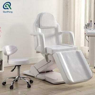 China Popular Beauty Care Massage Bed Salon Chair Folding Electric Facial Massage Table for sale