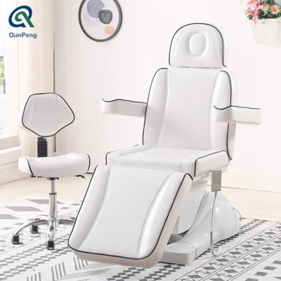 China Popular spa electric facial bed beauty tatoo massage table chair salon furniture for sale