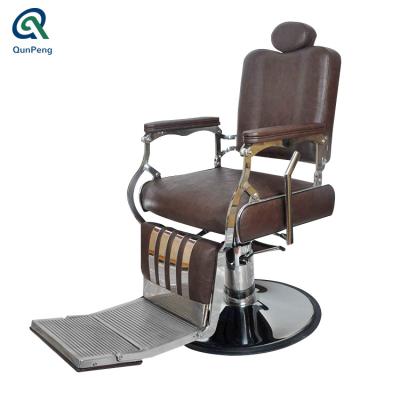 China Wholesale Comfortable Barber Shop Height Adjustable Hair Styling Barber Chair Hydraulic Salon for sale