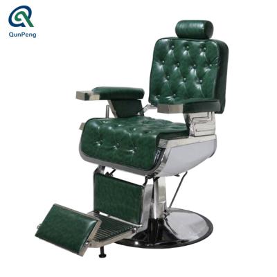 China Comfortable barber shop furniture beauty quality reclining barber chair styling shop price for sale