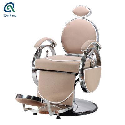 China Comfortable Custom Hydraulic Beauty Hair Salon Furniture Hairdressing Barber Chair Dimensions for sale