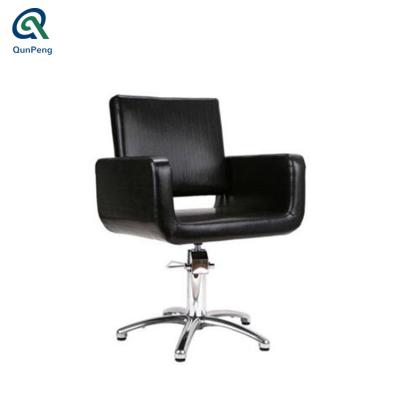 China Black Comfortable Cheap Beauty Hair Chair Salon Barber Chair Vintage Styling Furniture for sale