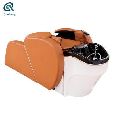 China Beauty Hair Salon Massage Spa Shampoo Chair Beds And Comfortable Bowl Salon Furniture for sale