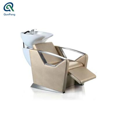 China Modern Stylish Stylish Barber Shop Shampoo Bowl Chair With Massage Hair Styling Salon Furniture for sale