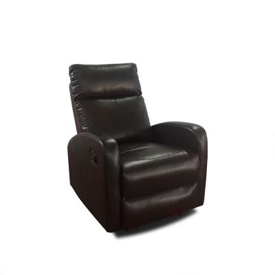 China Single Massage Recliner Sofa With 2 Point Massage Sofa Manual Reclining Leather Sofa Single for sale