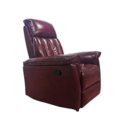 China (Others) Adjustable High End Single Sofa Leather Single Sofa Chair Leisure Chair Recliner Sofa Chair for sale