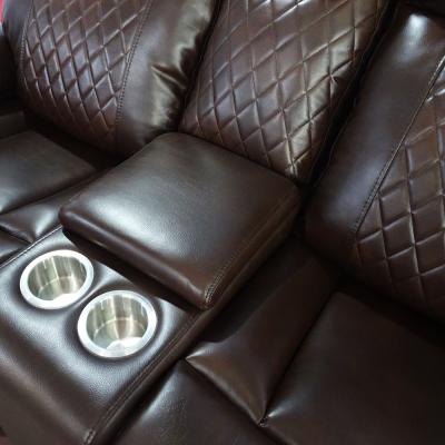 China (Other) China Manufacturer Adjustable Seats Modern Sofa Family Room Sofa Leather Loveseats Recliner Sofa for sale