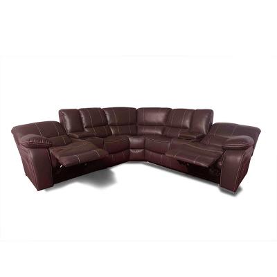 China Manufacturer Wholesale Modular Recliner Modern Style Leather Living Room Furniture Sofa (Other) Adjustable for sale