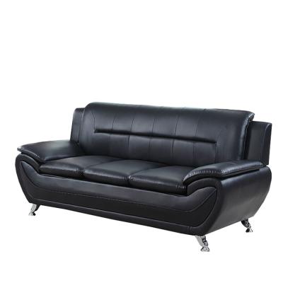 China No Latest Living Room Sofa Sets American Style Durable Synthetic Leather Sofa Set for sale