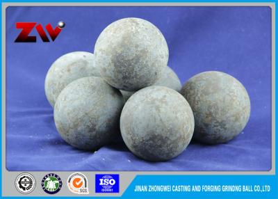 China HRC 60-68 Grinding Balls For Minings , 60Mn B2 Forged grinding Media balls for sale