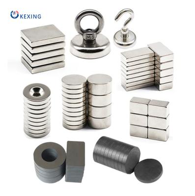 China High performance ndfeb magnets industrial strong custom smco alnico ferrite magnet KEXIN custom mounting magnets with competitive price for sale