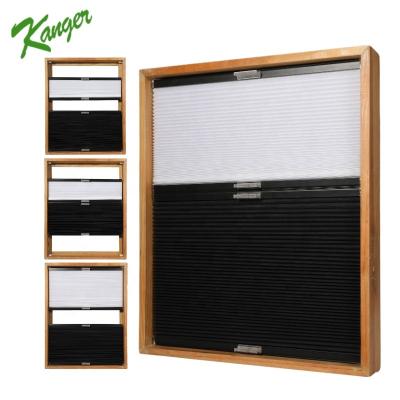 China Kanger Contemporary Wireless Top Down Bottom Up Cellular Honeycomb Shades for sale