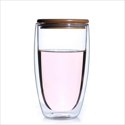 China Life Sizes Viable Double Layers Flash Max Glass Tea Cup (DC-BDG10) for sale