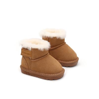 China 1-3 Years Plush Wholesale Anti-slippery Winter Warm Children's Cotton Shoes Children's Boots Unisex Baby Snow Boots for sale