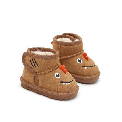 China Baby Cartoon Winter Walking Shoes Cute Anti-slippery Cotton Shoes Plush Girls Cotton Boots Warm Kids Snow Boots for sale