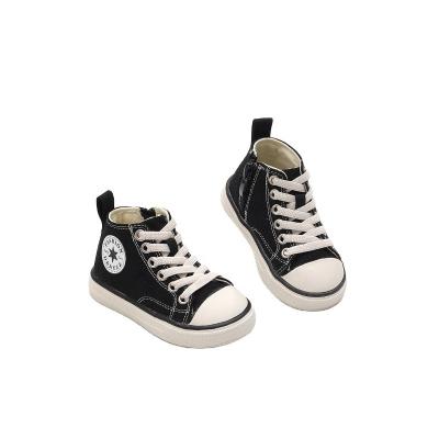 China Waterproof 2023 spring and autumn new model baby canvas shoes male and female canvas shoes fashionable children shoes for sale