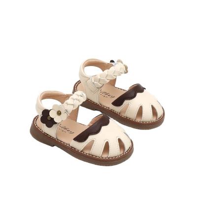 China New breathable summer baby shoes flower fashion sandals girls princess shoes girls sandals for sale