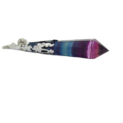 China China Wholesale Natural Quartz Gemstone Stones Polished Crystal Pendulum For Gifts for sale