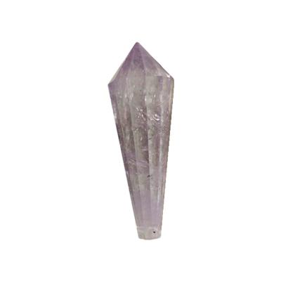 China Wholesale Crystal Pendants Natural Light Amethystine Crystal Pendulum For Dowsing from China for sale