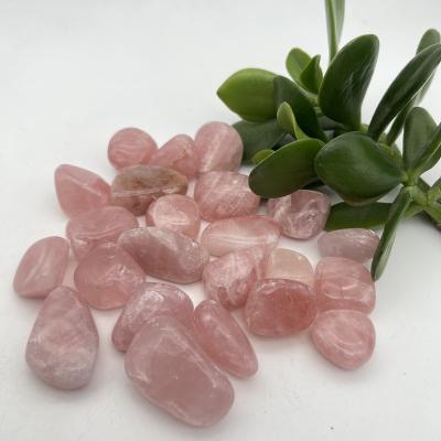 China China Wholesale Healing Stones Natural Rose Quartz Polish Tumble Crystal Quartz In Chips for sale