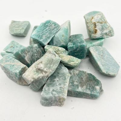 China China Wholesale Gemstone Crystals Natural Healing Amazonite Raw Stone For Decoration for sale