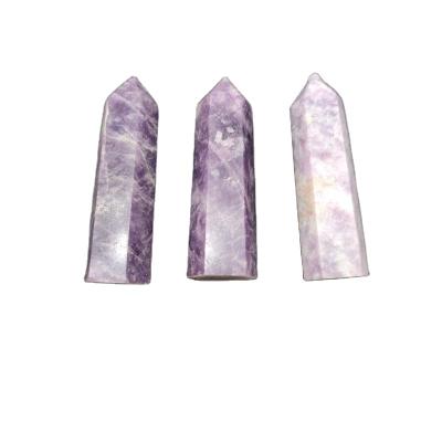 China Lilac Stones Crystal Points Wholesale Natural Quartz Crystal Healing Gemstones From China for sale