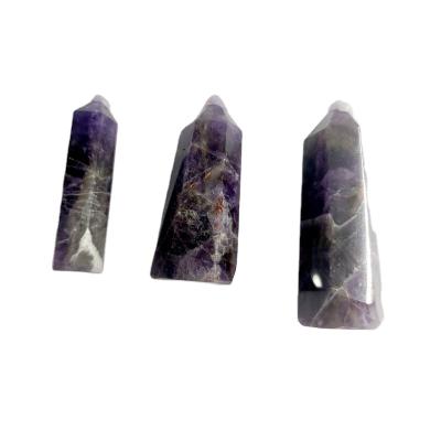 China China Wholesale Natural Stones Healing Crystals Amethyst Dream Wand Points For Home Decor for sale