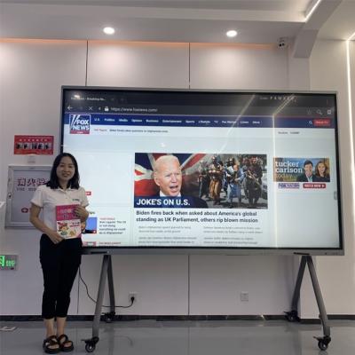 China 293.76*165.24mm (H*V) HUSHIDA 13.3/15.6 inch Advertising Displays Broadcast Equipment Desktop Smart Streaming Live Interactive Screen for sale