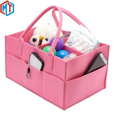 China Multifunctional PACKING BAG Diapers Bag Super Large Capacity Felt Diaper Bag for sale