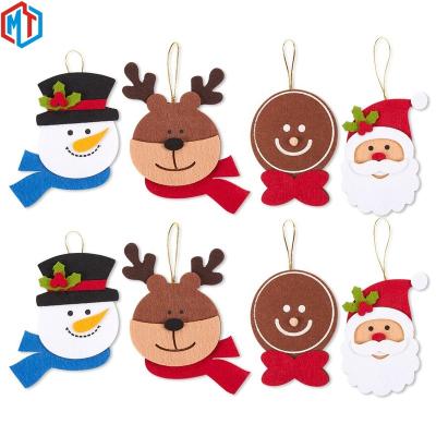 China Felt Christmas Tree Ornaments Dress Felt Indoor Environmental Friendly Felt Christmas Decoration Pendant About 11 Cm for sale