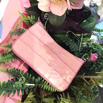 China 2021 Spring Summer Spring Summer Gradient Color Stone Pattern Pearl Handbag Genuine Leather Women's Handbag Genuine Leather Handbags for wom luxury for sale