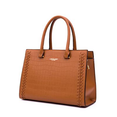 China Luxury Women Daily Life Design Handbag And Purses Fashion Crocodile Grain Leather Large Capacity Square Cross - Body Shoulder Bag for sale