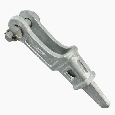 China Lifting Galvanized Malleable Iron Tension wedge type Clamp In Power Accessories for sale