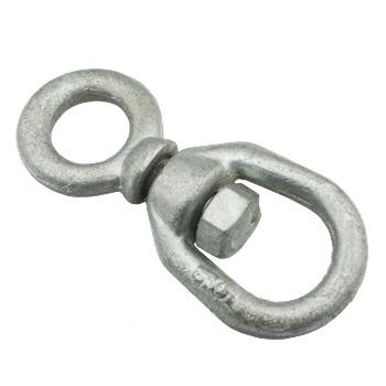 China Lifting Eye Jaw Rigging Hardware Chain Double Ended Snap Swivel Chain Swivel G-401 for sale