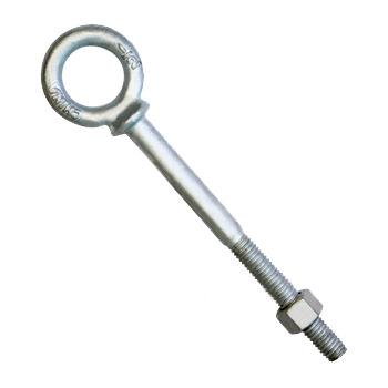 China Lifting G-277 China manufacturer rigging hardware Hot dip Galvanized Forged carbon steel Shoulder type lifting nut eye bolts with nuts for sale