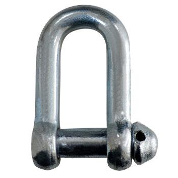 China Lifting heavy duty shackle Trawling Shackles with Round Head Screw Pin for sale