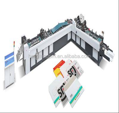 China Fully Automatic Hotels Express Delivery Envelope Making Machine ZF--323 for sale