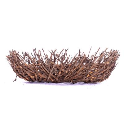 China Creative Europe Bird's Nest Shape Wooden Tray Home Desk Decoration Fruit Tray for sale