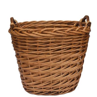 China China Wicker Baskets With Handles Willow Wood Baskets For Picnic for sale