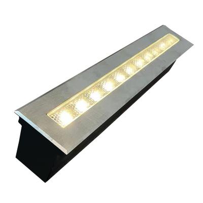 China Garden LED Uplight Driveway IK10 18W IP67 RGBW LED Inground Light for sale