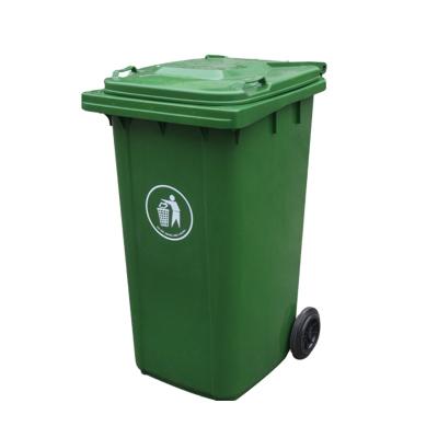 China 240L Waste Pedal Sustainable Outdoor Recycling Plastic Bin for sale