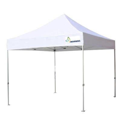 China Water Proof Custom Folding 10x10 Outdoor White Steel Canopy Tent With Sides for sale