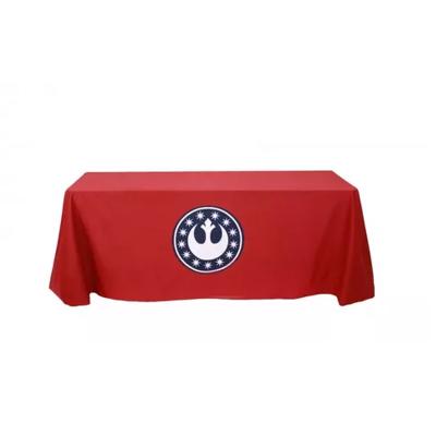 China China wholesale low price 600D waterproof printing 6ft table cover tablecloth factory for sale