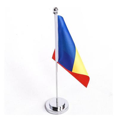 China Flying Flag Logo Printed Desk National Custom Promotion Table Flag for sale