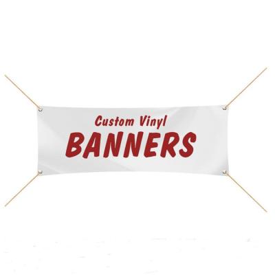 China Custom Logo Vinyl Banner Outdoor Hanging Decoration Advertising Banner for sale