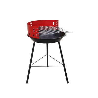 China Easily Assembled Outdoor Charcoal BBQ 14 INCH Portable Single Round BBQ Grill en venta