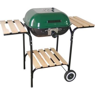 China Easily Assembled Portable Charcoal BBQ Grill Cart BBQ Grill with Adjustable Charcoal Size for sale