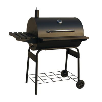 China Easily Assembled Outdoor Charcoal BBQ Grill BBQ Barrel Grill With Two Wheels For Wholesale for sale