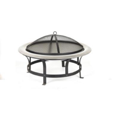 China Multifunctional Brazier Firepit and Easily Assembled Wooden BBQ Charcoal Grill for sale