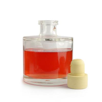 China Eco-friendly 200ml Round Reeds Glass Diffuser Bottle Perfume Diffuser Wholesale for sale